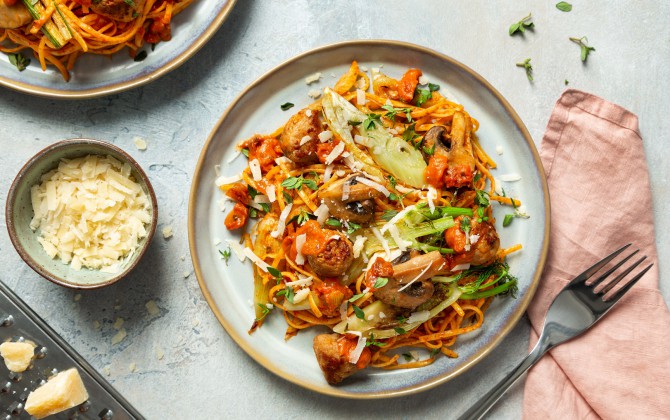 Recept Linguine met geroosterde venkel Grand'Italia